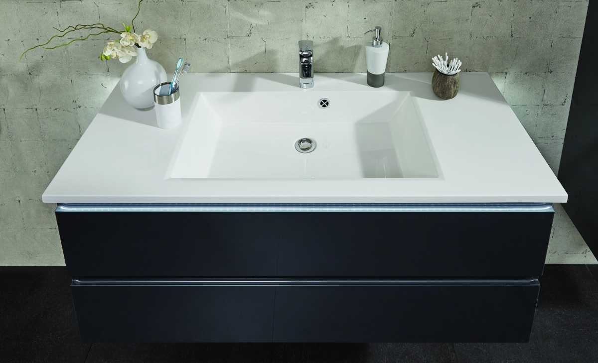 WME10121 Накладная раковина на столешницу  прямоугольная Puris ACE