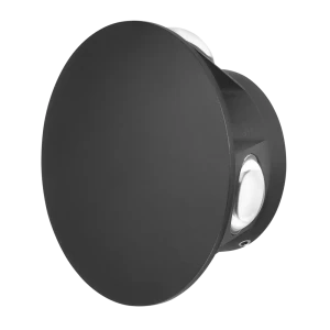 Светильник настенный уличный светодиодный влагозащищенный Duwi Nuovo IP65 теплый белый свет, 4 луча цвет черный