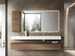 Ideagroup Мебель из орехового дерева с ящиками Cubik