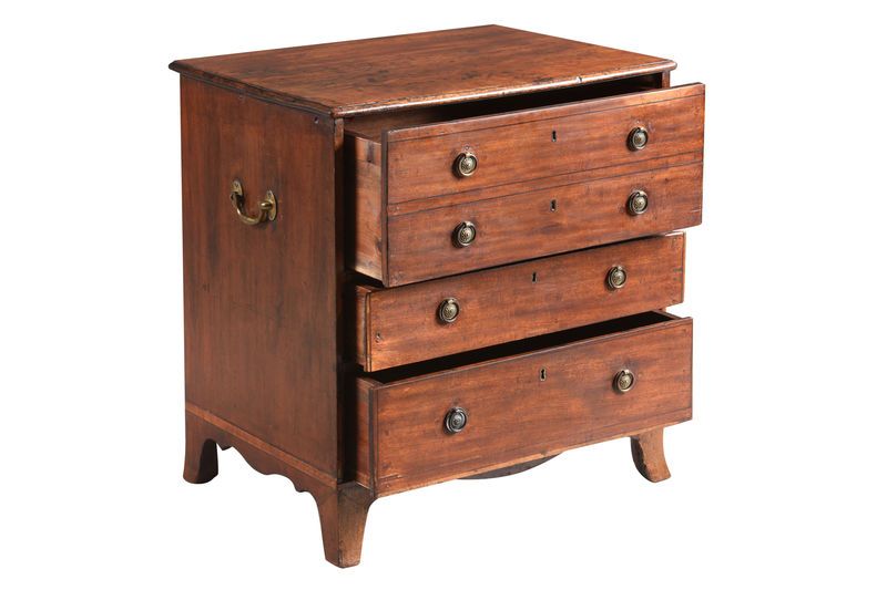 SOR27570 Комод из красного дерева с 3 ящиками ijlbrown  - Вид №2