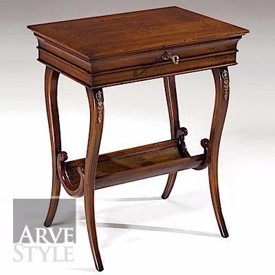 Arvestyle Низкий журнальный столик из массива дерева с вещевым ящиком Eleonora sun-id-1439021 - Вид №3