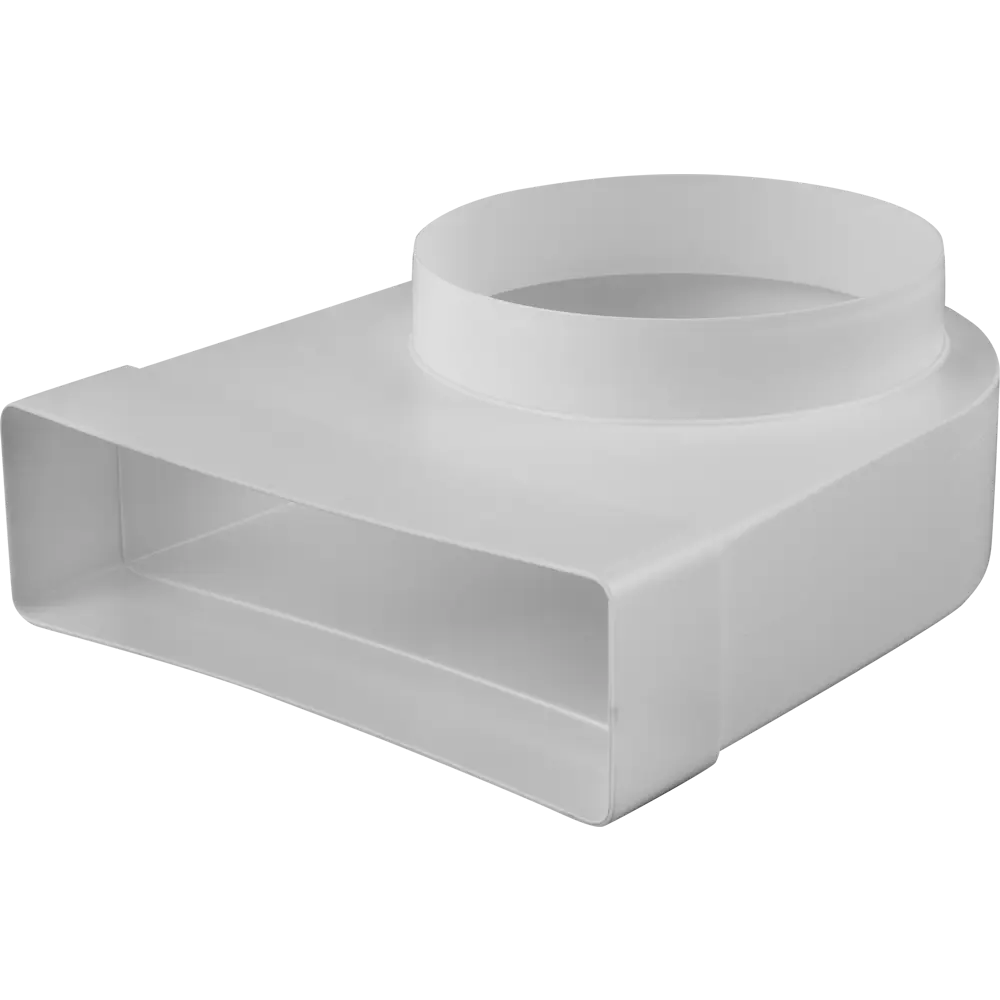 EQUATION Колено соединительное для вентиляции 60×204 мм D150 пластик 18155852 STLM-0009694