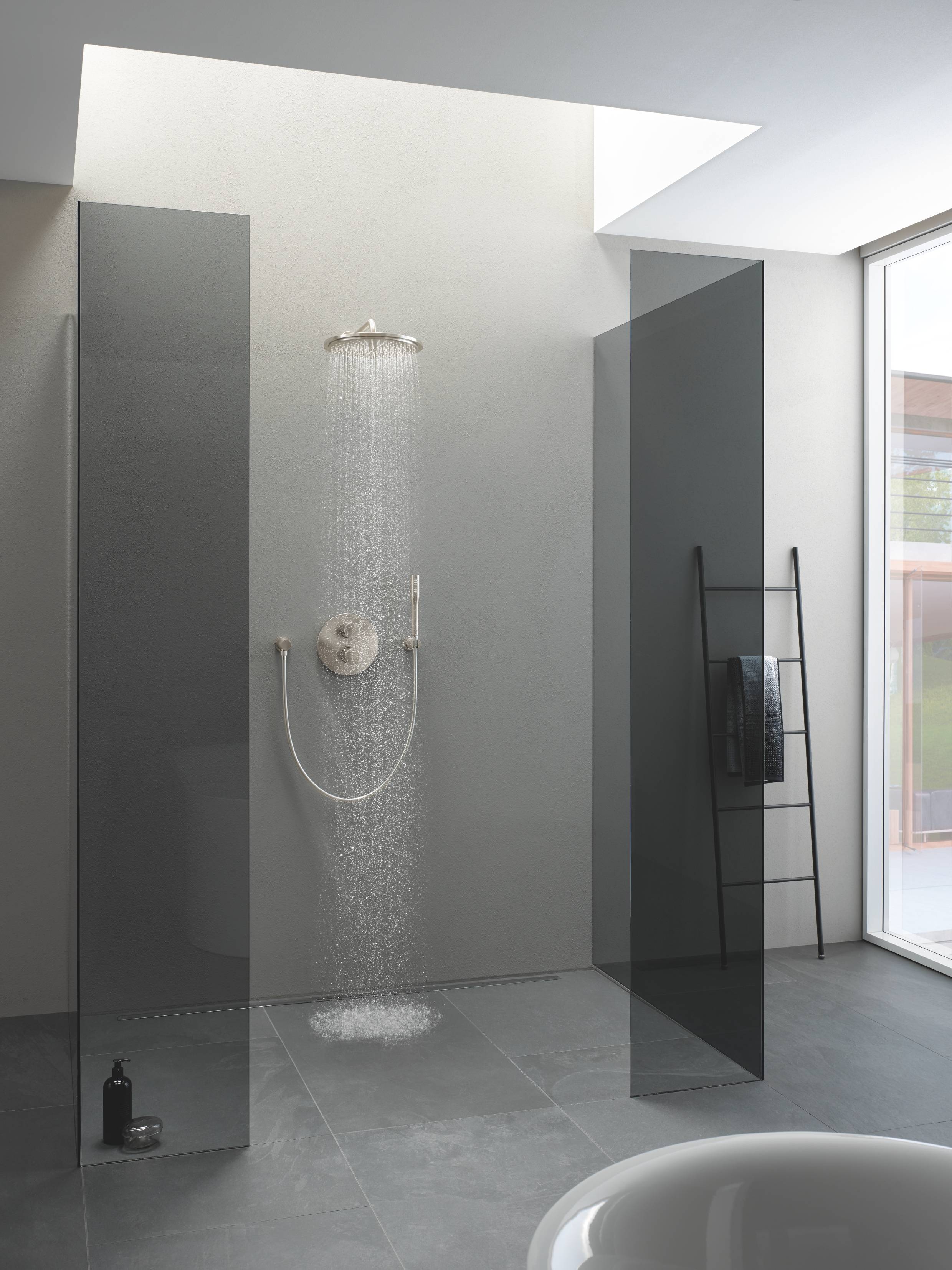 Верхний душ GROHE Rainshower с кронштейном, никель матовый (26066EN0) - Вид №3