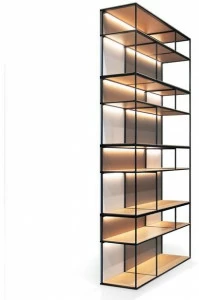 José Martínez Medina Открытый книжный шкаф с подсветкой Blacktone