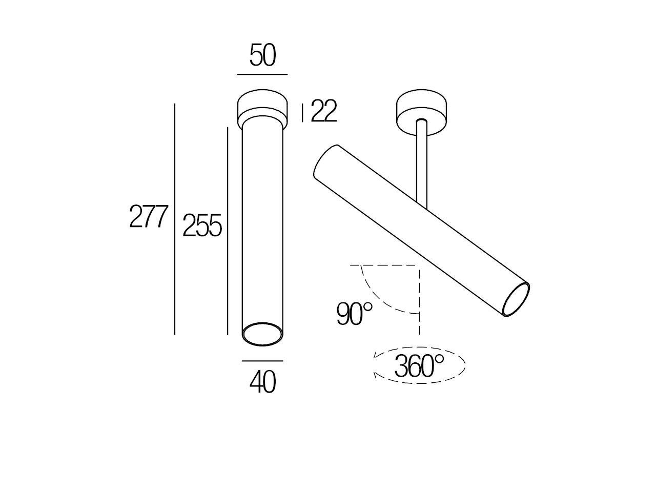 Регулируемый потолочный светодиодный прожектор Flexalighting JOS S DTW ARCH-00124421 - Вид №2