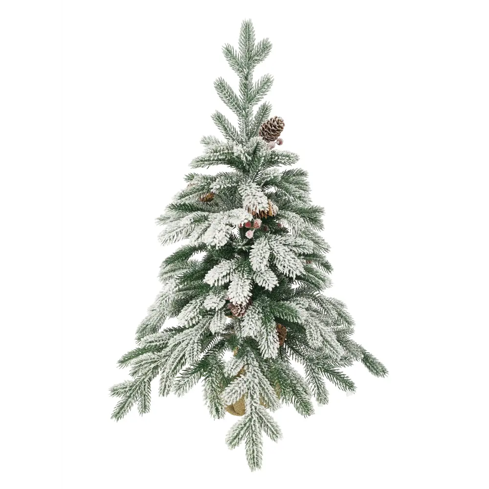 88960492 Ель новогодняя искусственная заснеженная 80 см STLM-1337056 BEATREES  - Вид №1