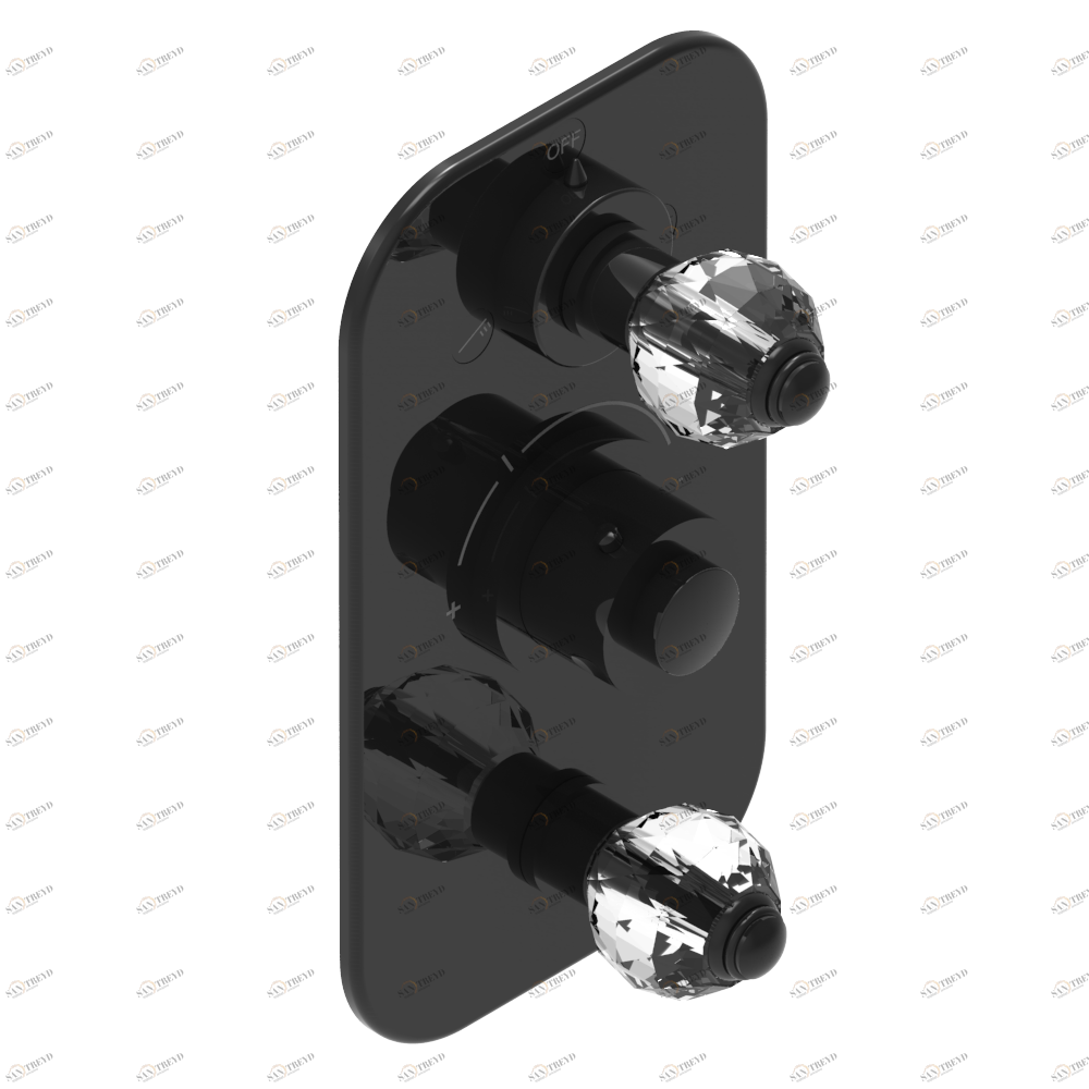 U1K-5540BE Внешняя часть с ручками регулировки для арт. G00-A00-5540AE Thg-paris Mandarine cristallia diamant Покрытие PVD бронза U1K 5540BE CAT.F