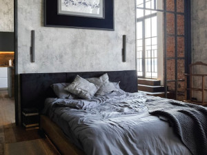 Стальной настенный светильник