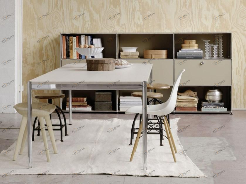 USM Прямоугольный обеденный стол из стекла Usm haller table sun-id-1347903