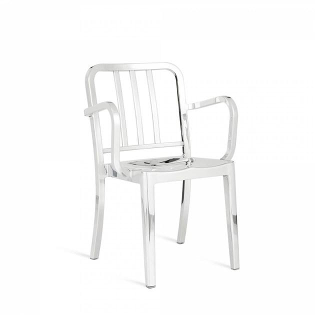 Emeco Штабелируемый алюминиевый стул с подлокотниками Heritage sun-id-1379929 - Вид №1