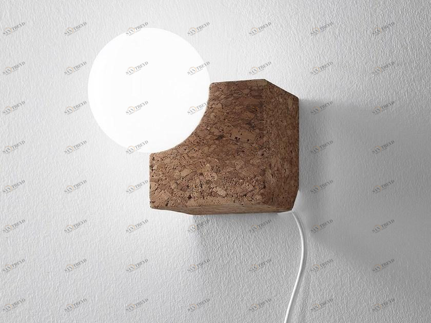 Exporlux Настенный светильник из пробки Illuminazione fonoassorbente sun-id-1509120
