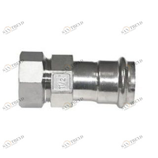 Муфта разборная В-пресс 15 x 1/2" нержавеющая сталь IBP PS4330G0150400