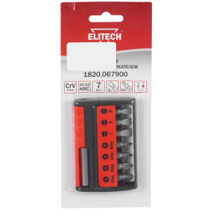 Набор бит ELITECH 1820.067900 5494394