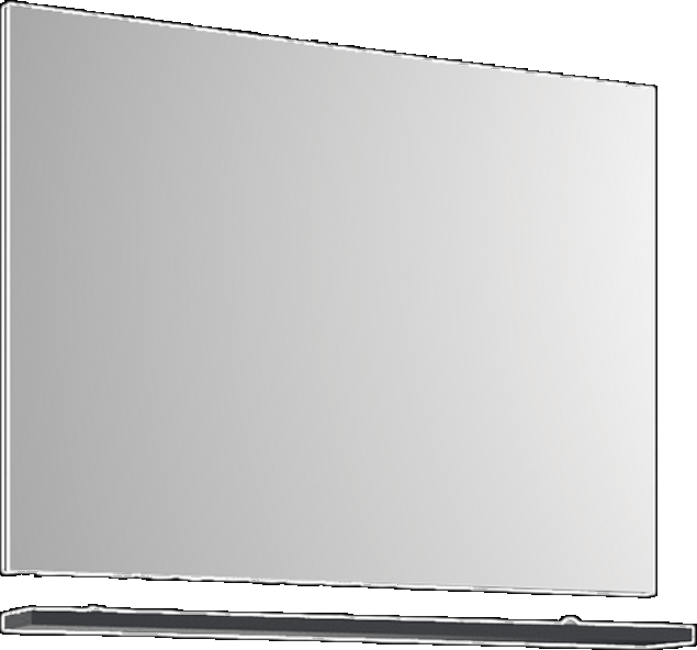 Bello Зеркало + Лист антрацит / BL4085.10.AA Bello Creavit