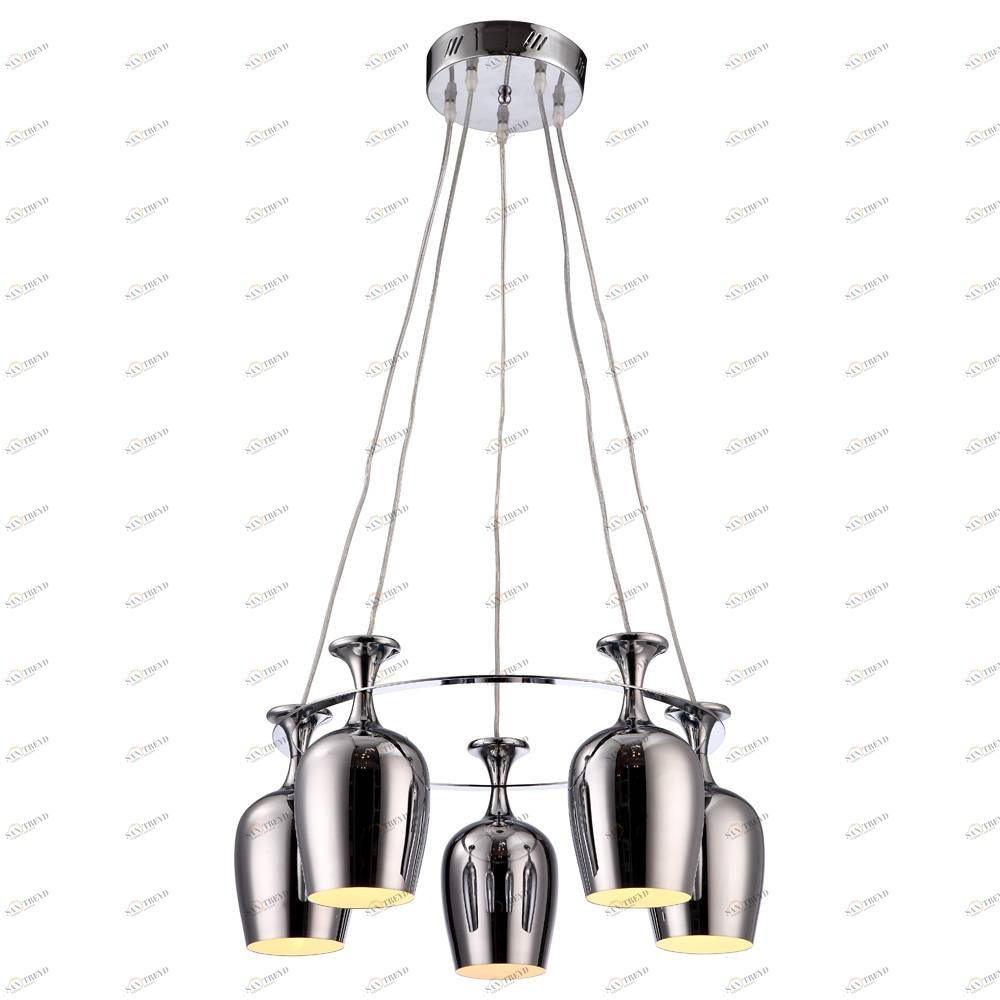 Подвесная люстра Arte Lamp Rondo A8071LM-5CC ARTE LAMP ДИЗАЙНЕРСКИЕ, RONDO 056609 Хром 