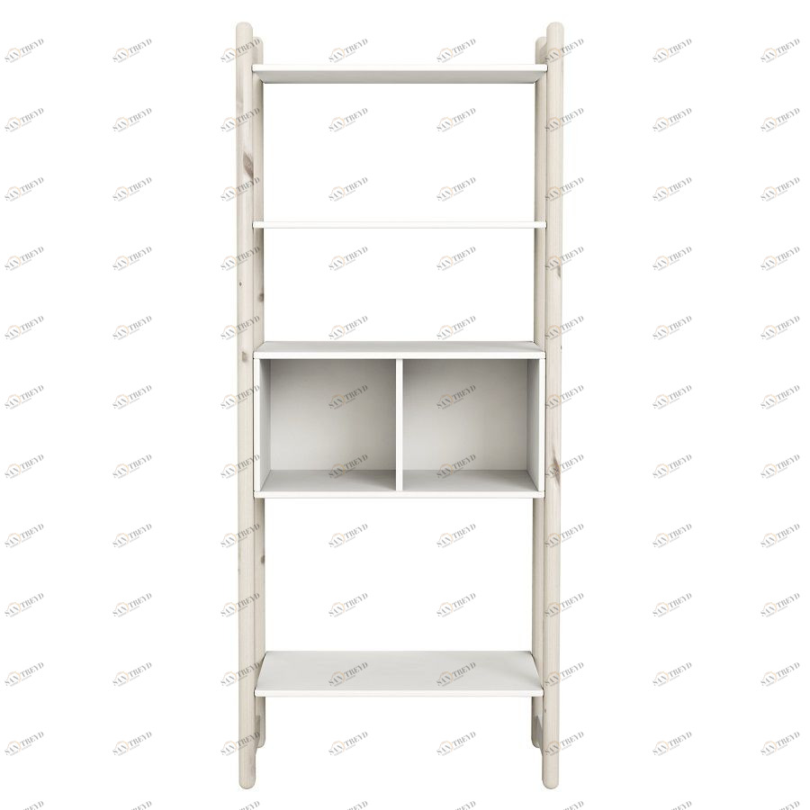 Гарнитур Maxi A, 1 полка и 1 книжный шкаф, белый, искусственно состаренный Flexa 812650490