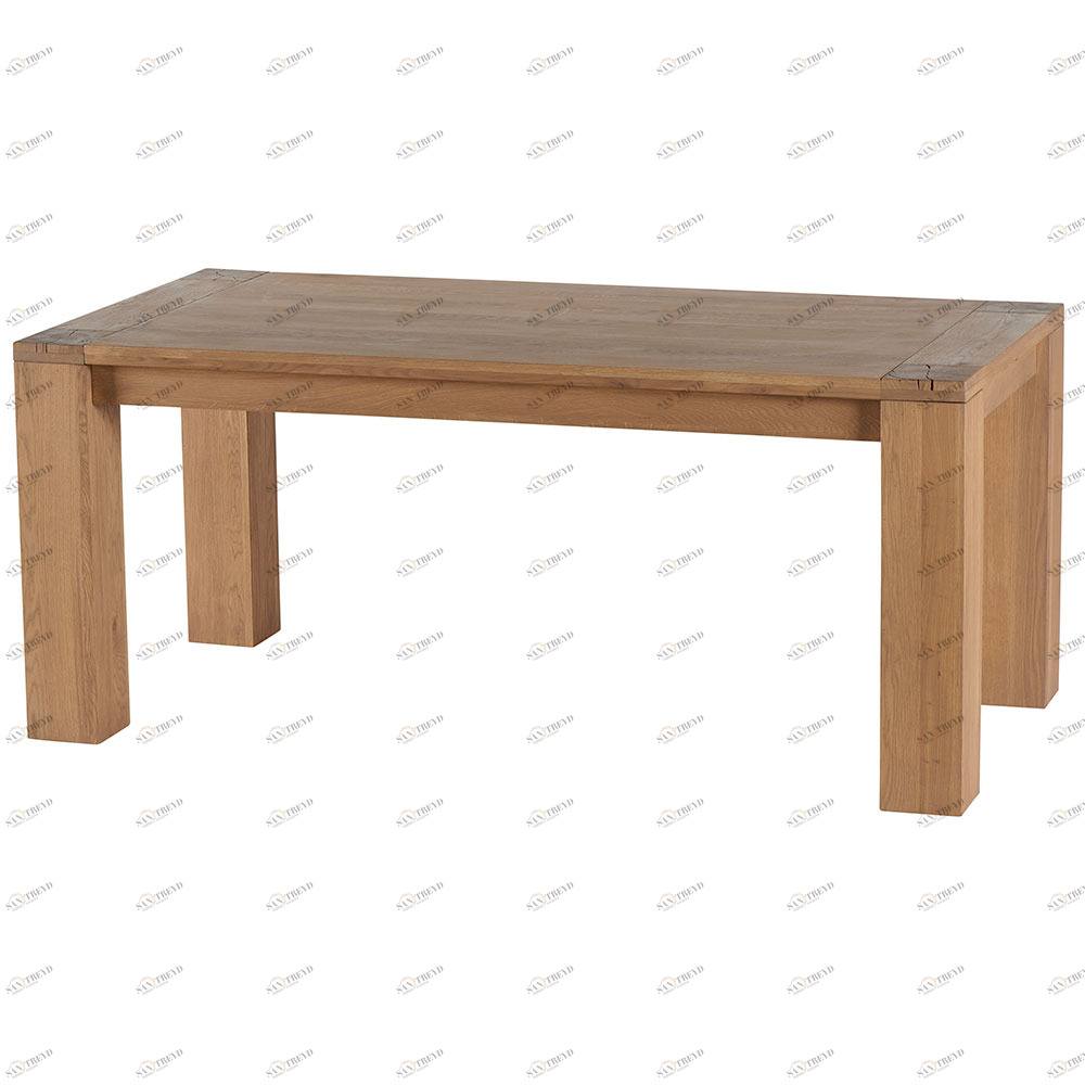 Обеденный стол деревянный 160 см дуб Woody VAVI WOODY 132618 Бежевый 