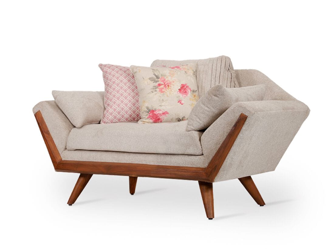 Тканевое кресло с подлокотниками Alankaram Tidlos ARCH-00147298 - Вид №1