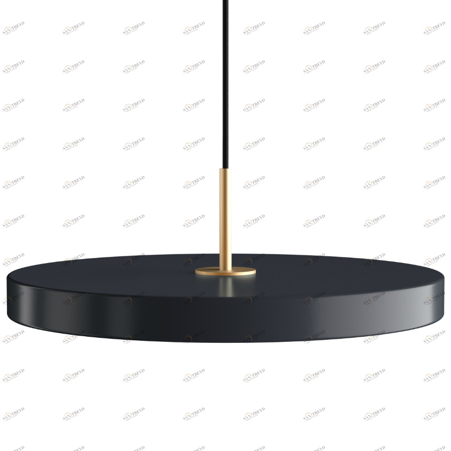 Светильник потолочный 43 см черный Asteria Anthracite 2152 UMAGE ДИЗАЙНЕРСКИЕ 00-3880789 Черный 