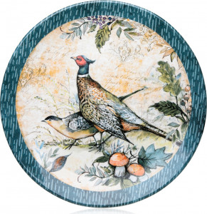 10661504 Certified International Тарелка обеденная Certified Int. Осенняя пора. Фазаны 28см, керамика Керамика