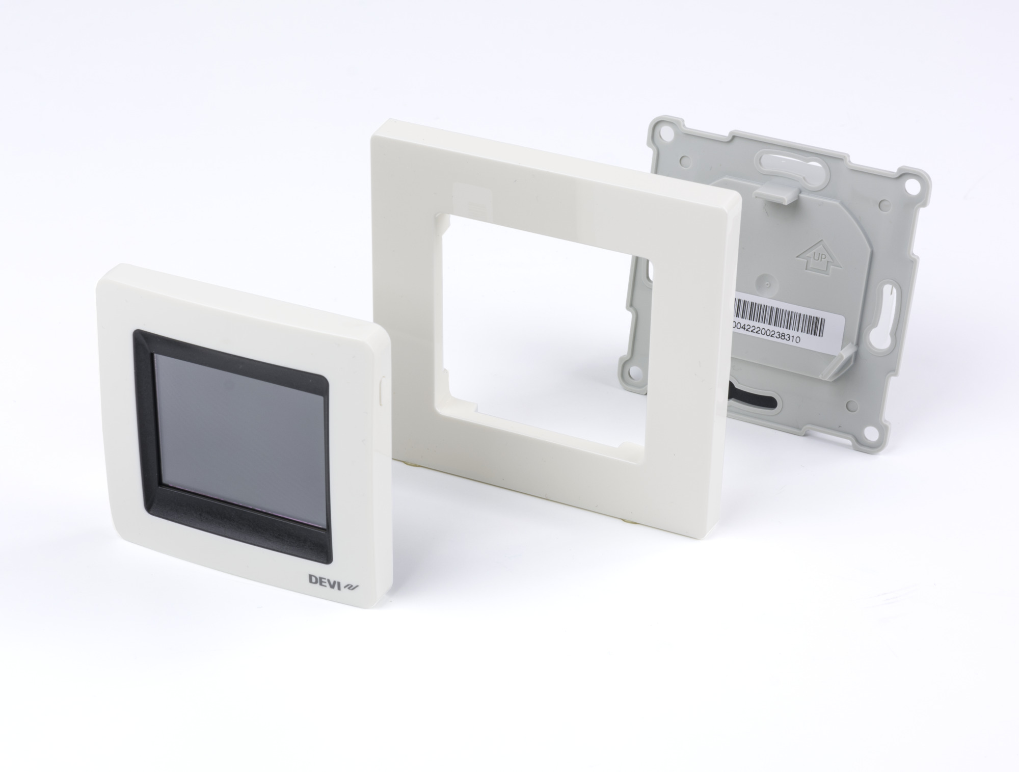 Danfoss DEVIreg™ Touch — программируемый терморегулятор для теплого пола с сенсорным дисплеем DEVIreg Touch терморегулятор поляр-белый 140F1071  - Вид №13