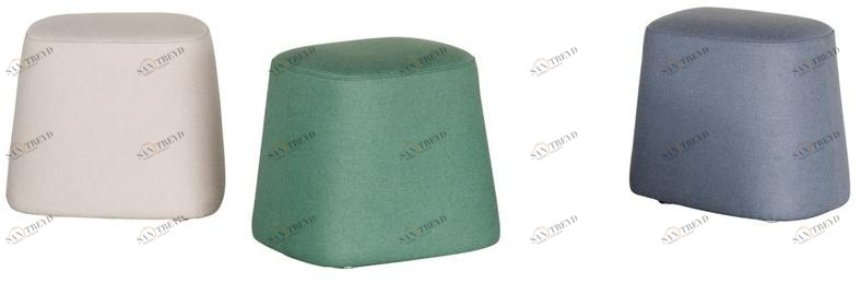 Tacchini Пуф из ткани sun-id-1406451