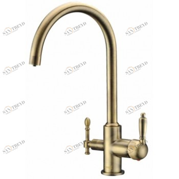 Zorg ZR 317 YF-33 Br Смеситель для кухни Zorg 405х216 мм 