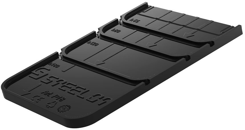 P18 Заглушка к лотку пластиковому DN100 ГеоПластБорд