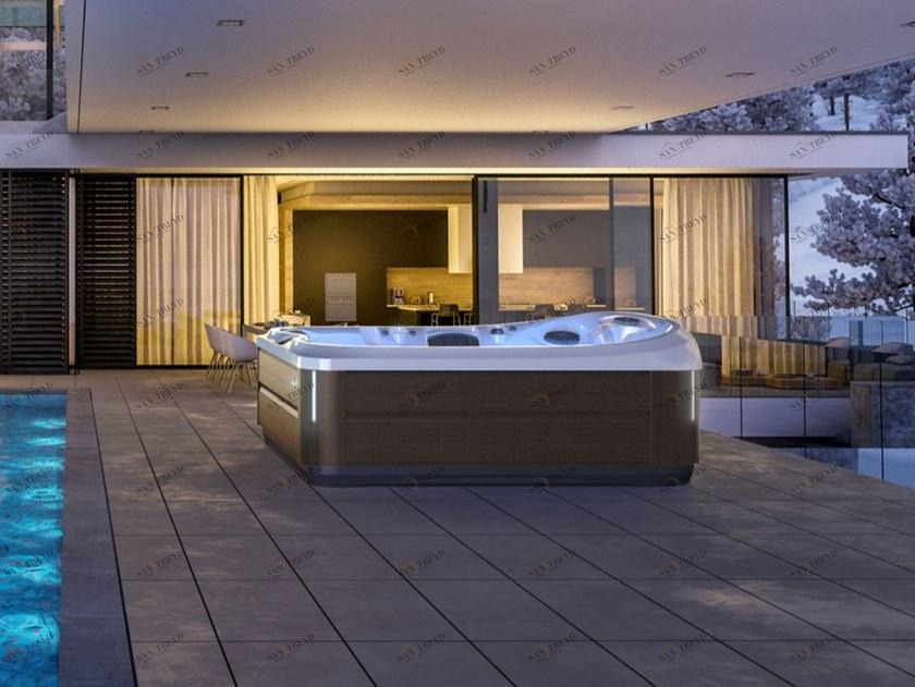 Jacuzzi® Надземная гидромассажная ванна на 8 мест J-400™ sun-id-1366950