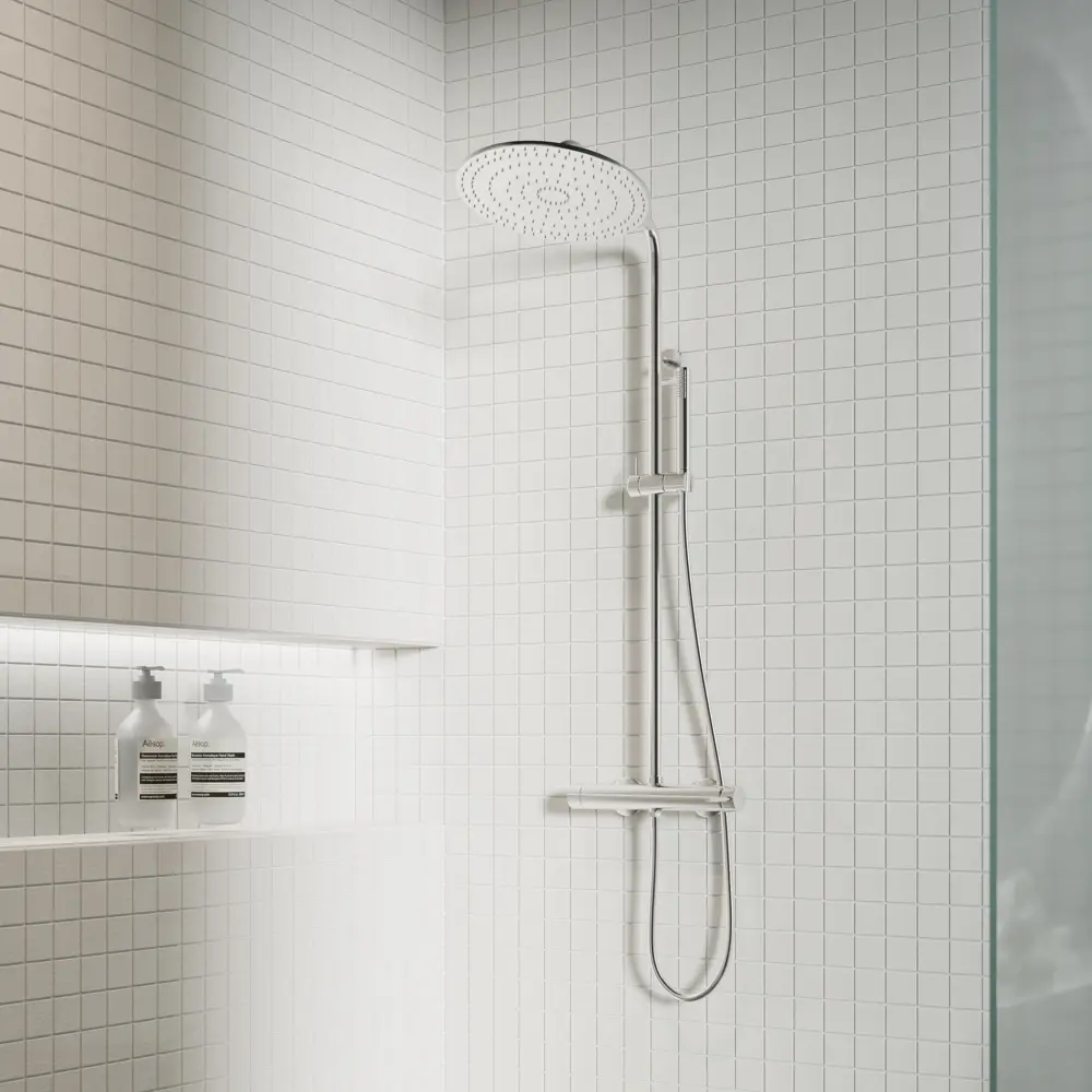 Мозаика керамическая Smart Mosaic Homework Grey Glossy 30.6x30.6 см цвет серый 82909311 STLM-2139790