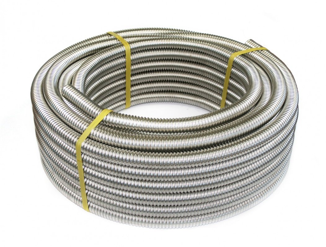 Труба гофр. Neptun IWS 15х0.3 нержавеющая - бухта 50 м. неотожженная 43059210000013 - Вид №1