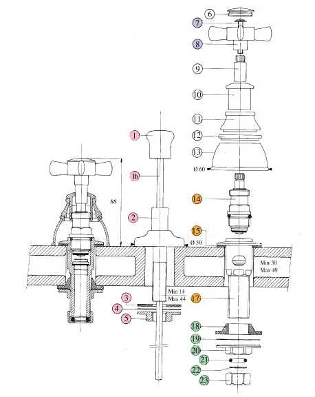 611920KO18 Смеситель Bandini Old England Santreyd - Вид №1