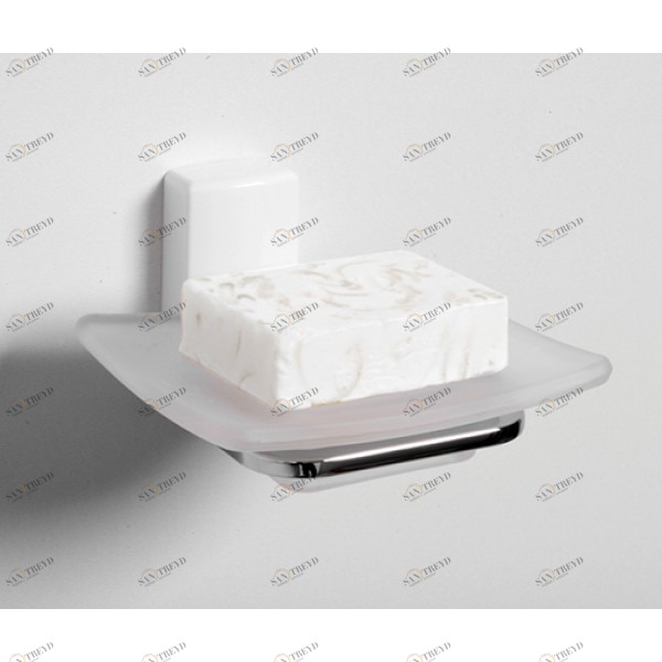 Мыльница стеклянная WasserKRAFT 5029WHITE sun-id-561719