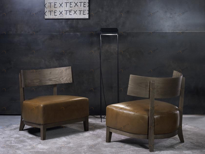 Pacini & Cappellini Мягкое кожаное кресло  5440 