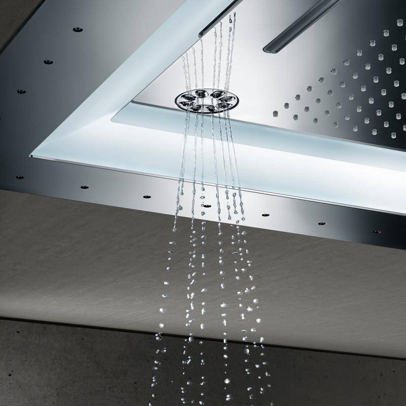 Потолочный душ GROHE AquaSymphony с 6+ режимами струи и подсветкой, хром (26373001) - Вид №8