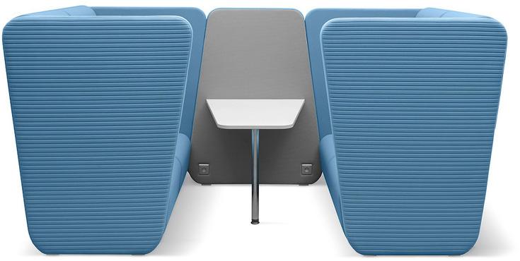 LD Seating 2-х местный диван с высокой спинкой Meeting port Km2/br-01 - Вид №2