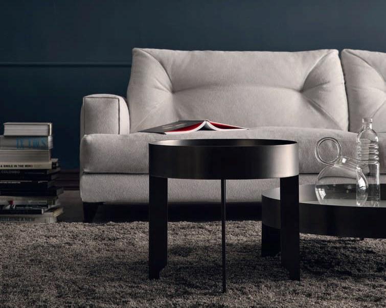 Bodema Круглый журнальный столик из стали и стекла  Siv000/siv001/siv002  - Вид №7