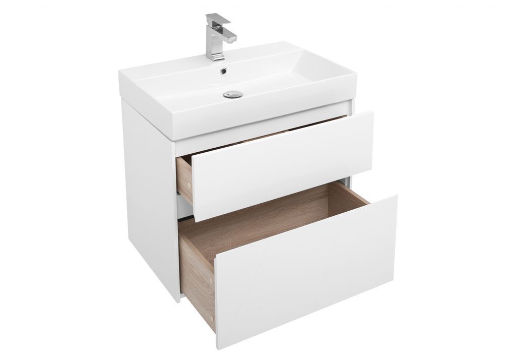 Мебель для ванной Aquanet Бруклин 70 белый 00207804 - Вид №3