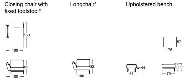 Rolf Benz Модульный угловой диван с шезлонгом Rolf benz 386 mera sun-id-1510906 - Вид №5
