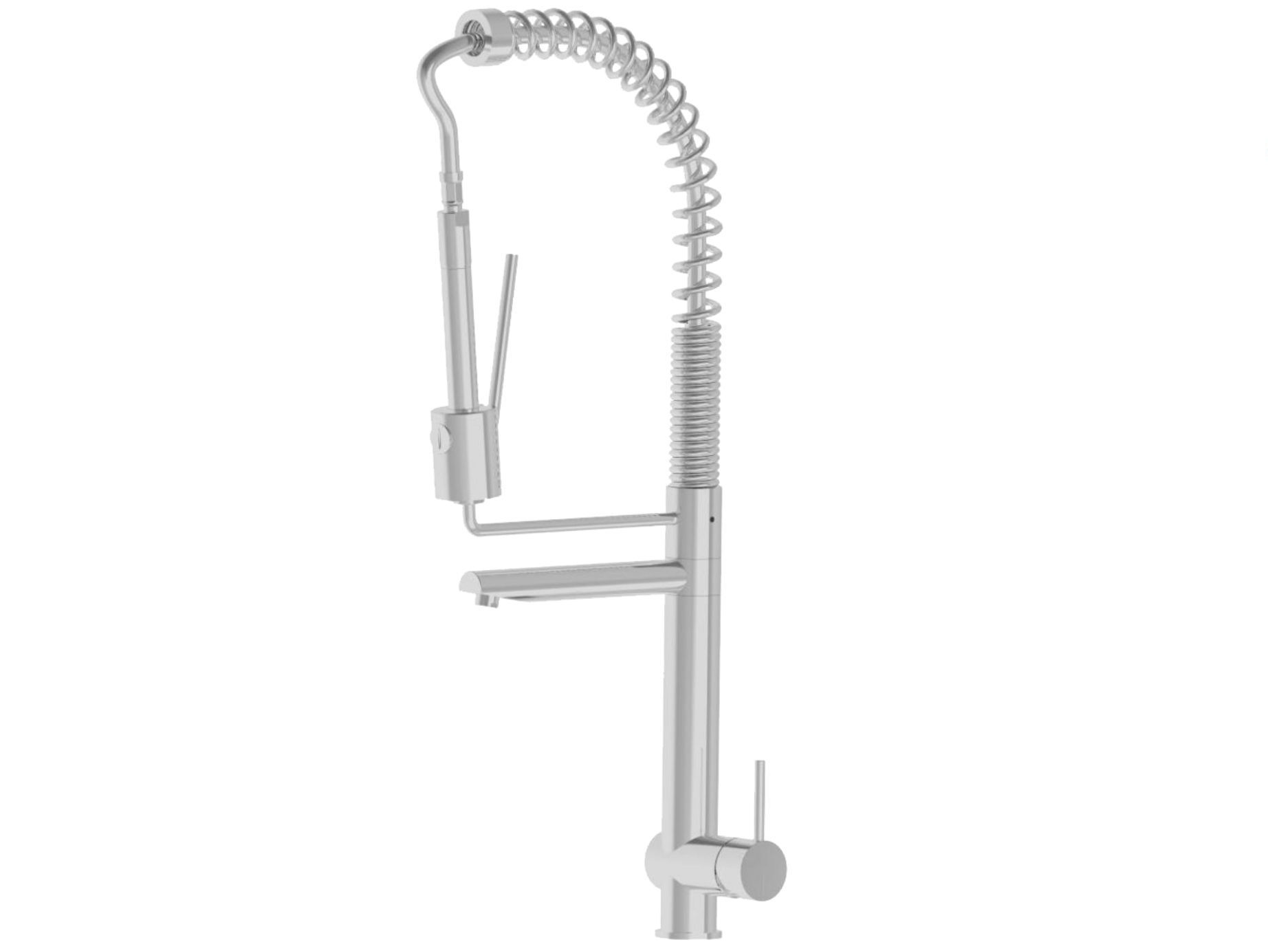 Смеситель для кухни на столешнице со съемным ручным душем GATTONI Industrial ARCH-00147213 - Вид №1