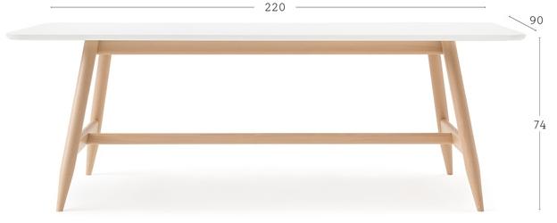 Billiani Прямоугольный деревянный стол Spy 655 - Вид №2