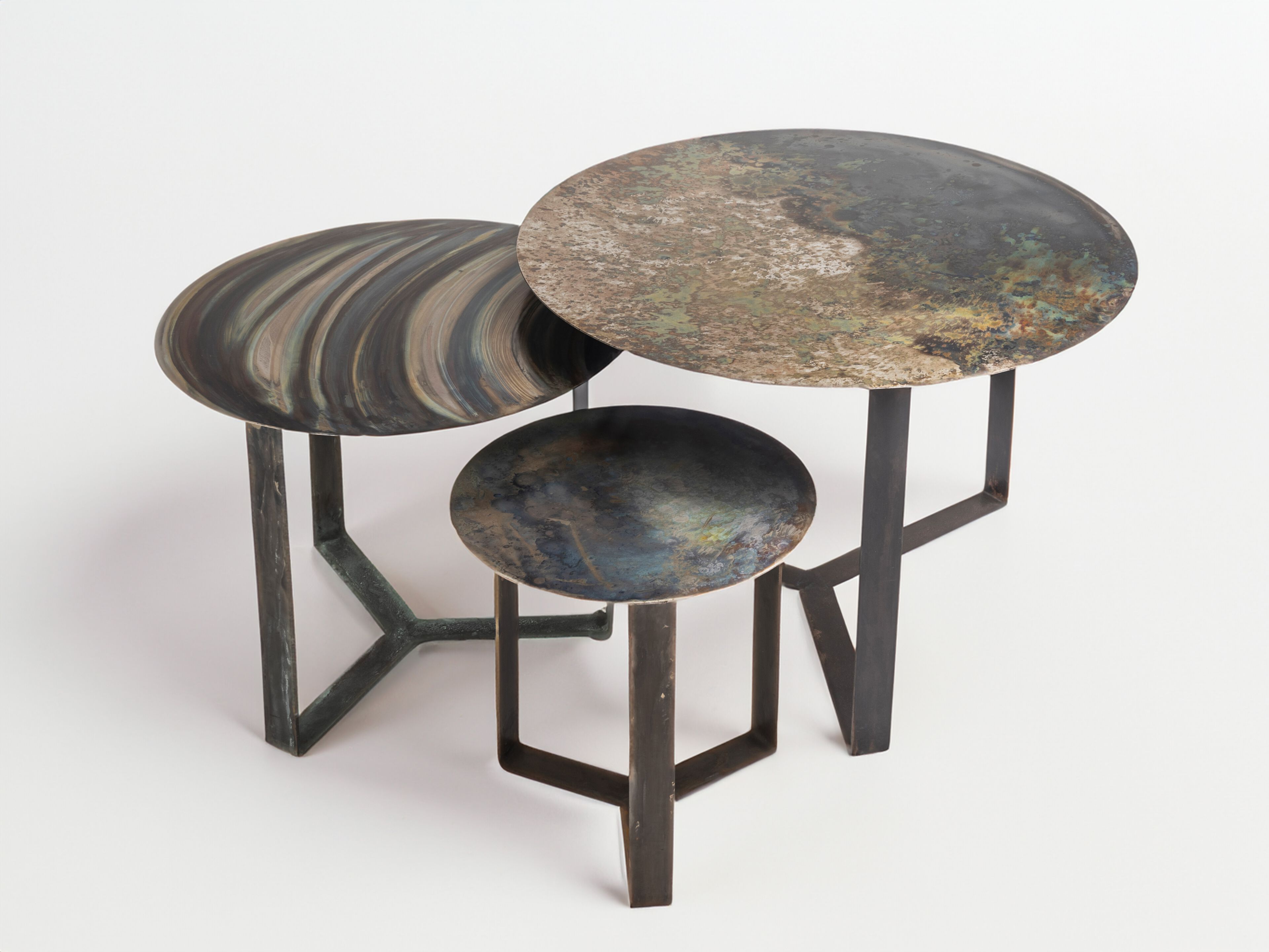 Круглый железный журнальный столик Lusent35 TRIADE ARCH-00074518 - Вид №1