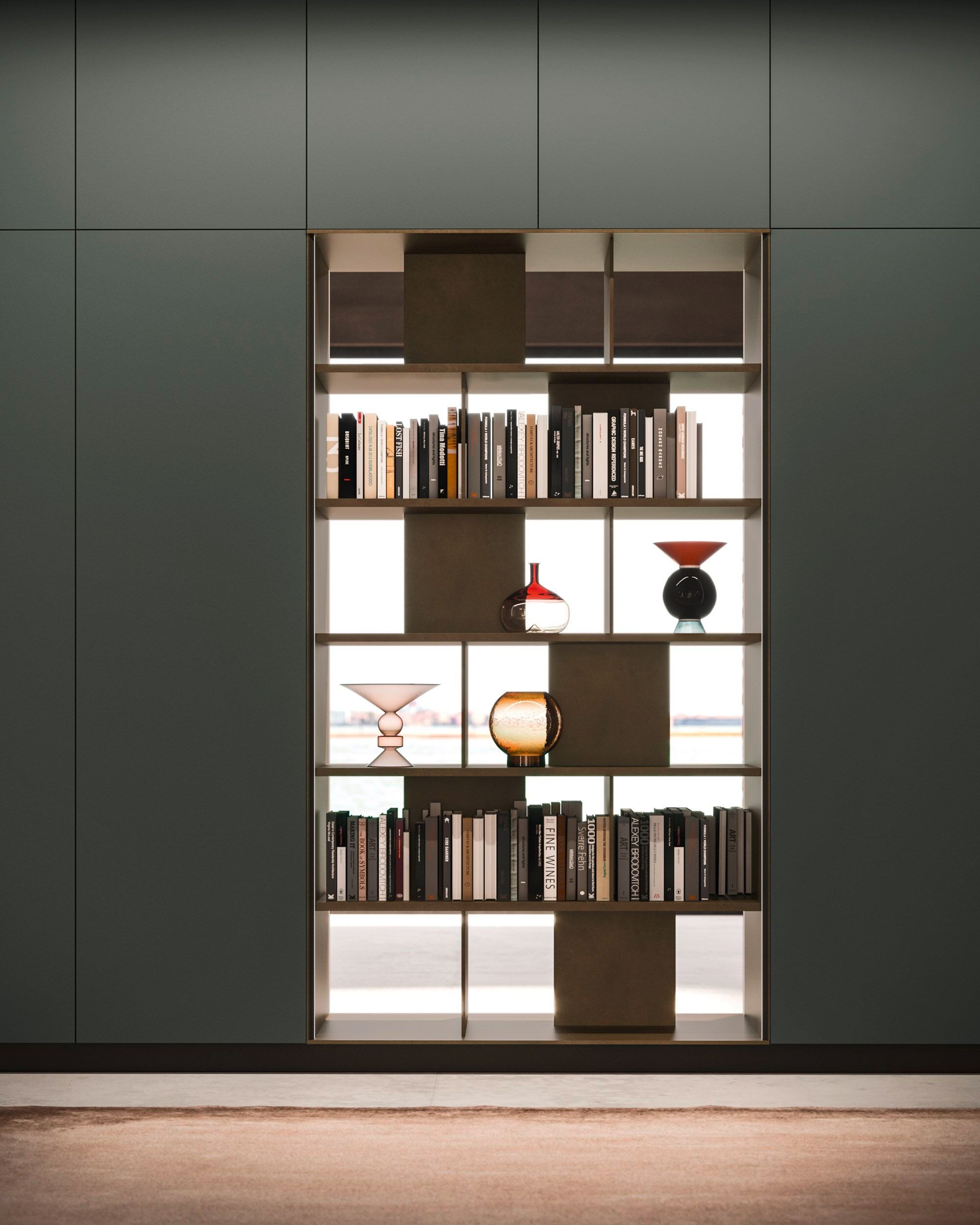 Divider wooden storage wall Arrital Feeling Home ARCH-00131307 - Вид №2