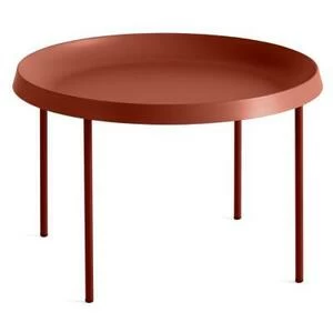 Столик кофейный Tulou, оранжевый, Ø55х35 см