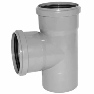 Тройник канализационный ПВХ Д50х50мм 90 градусов