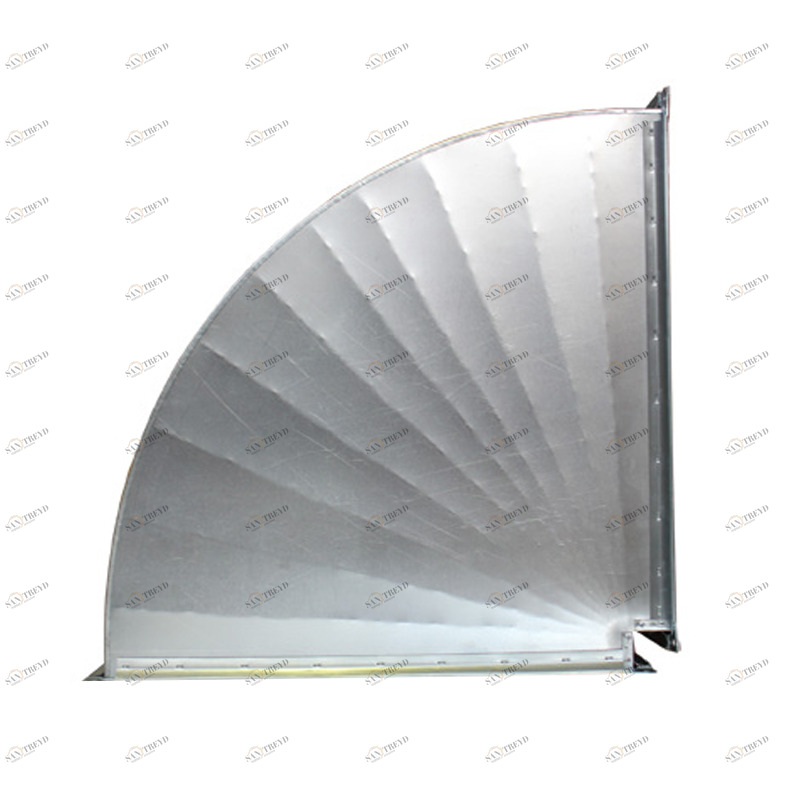 Отвод 90º прямоугольный (оц. сталь) 600х300 Santreyd sun-id-683656