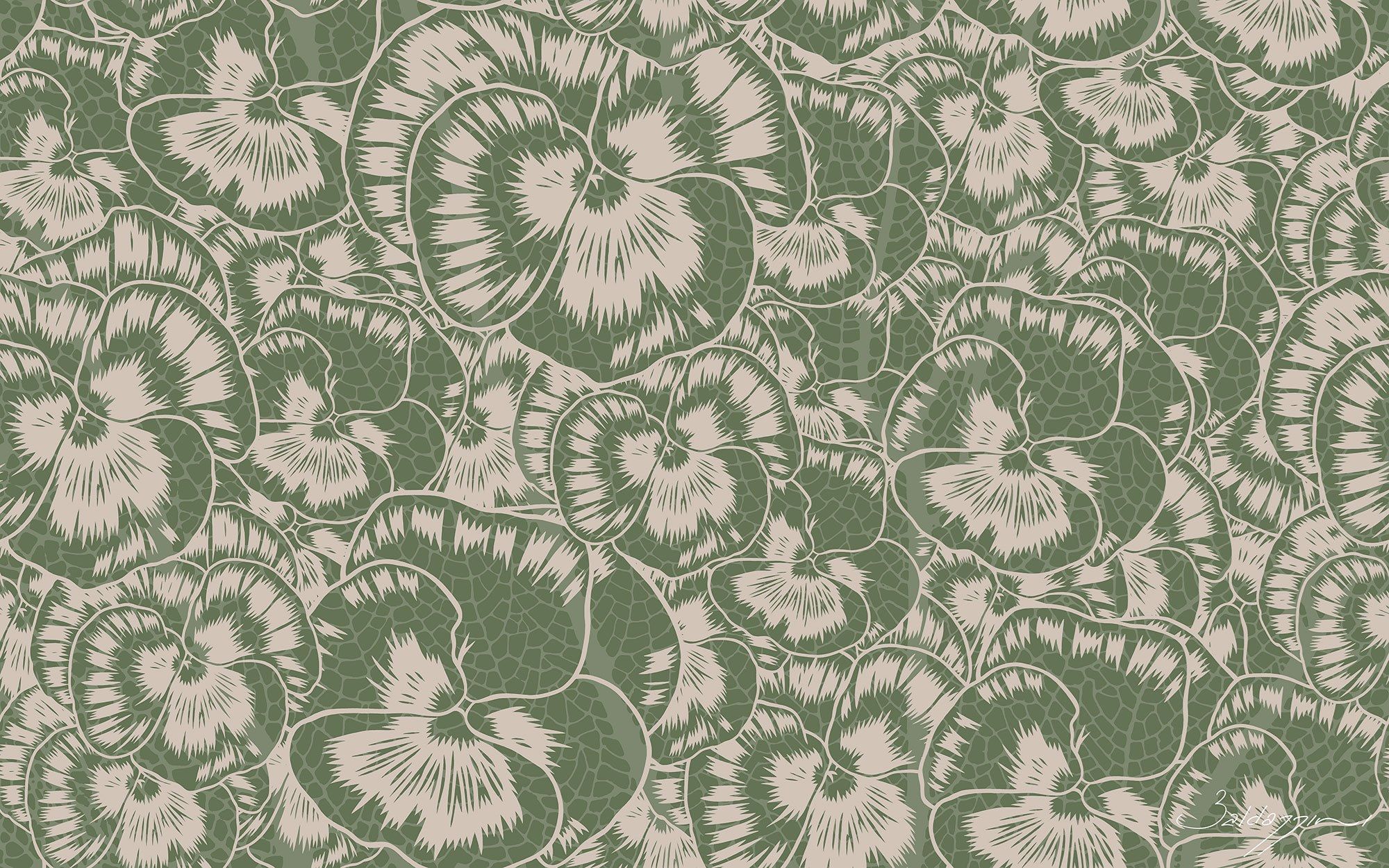 Цветочные узоры нетканые обои Tecnografica коллекции произведений искусства ARCH-00131272 - Вид №5