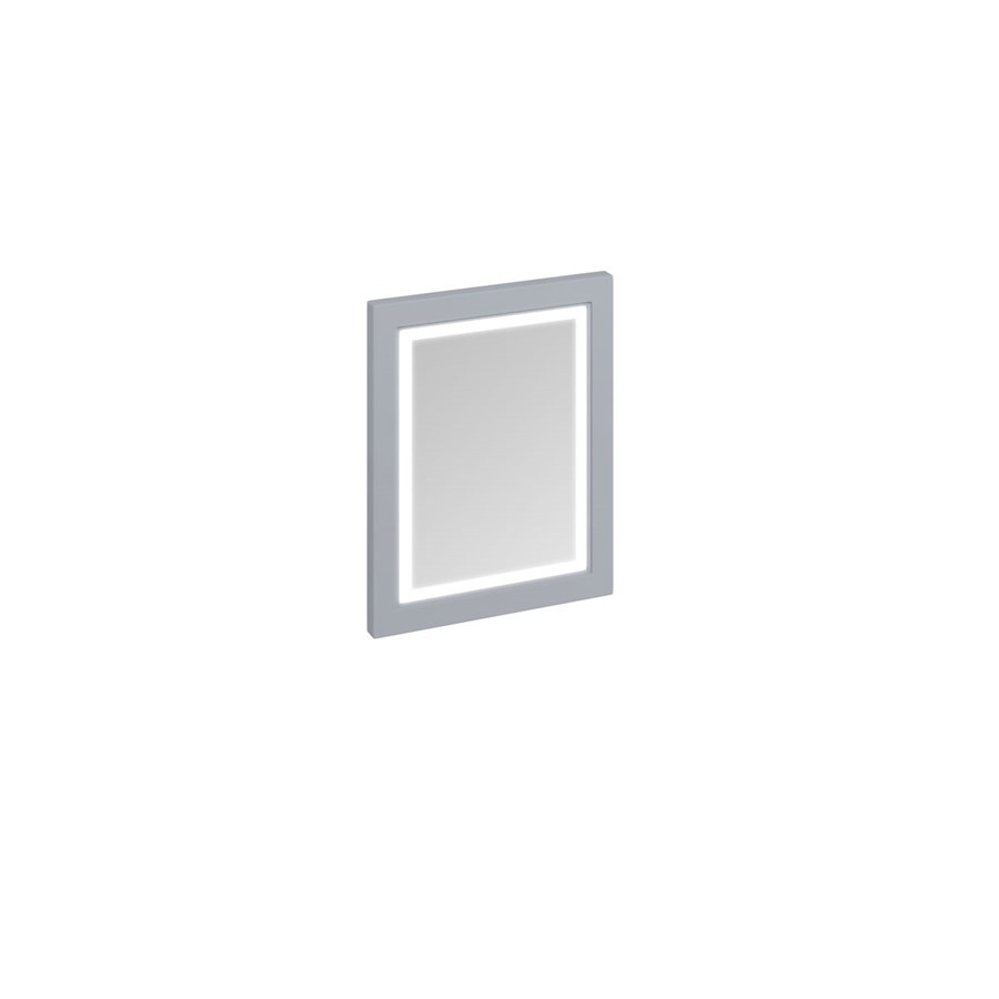 Burlington Зеркало 60 в раме со светодиодной подсветкой Мэтт Уайт M6MW  - Вид №3