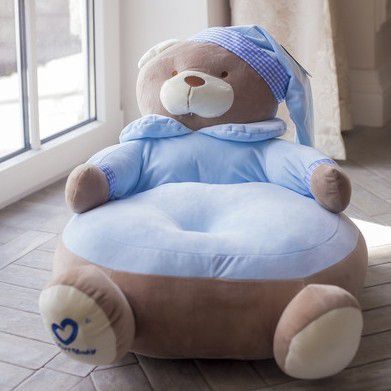 Пуфик детский "Мишка" голубой COMFORTBABY  351331 Голубой Santreyd  - Вид №1