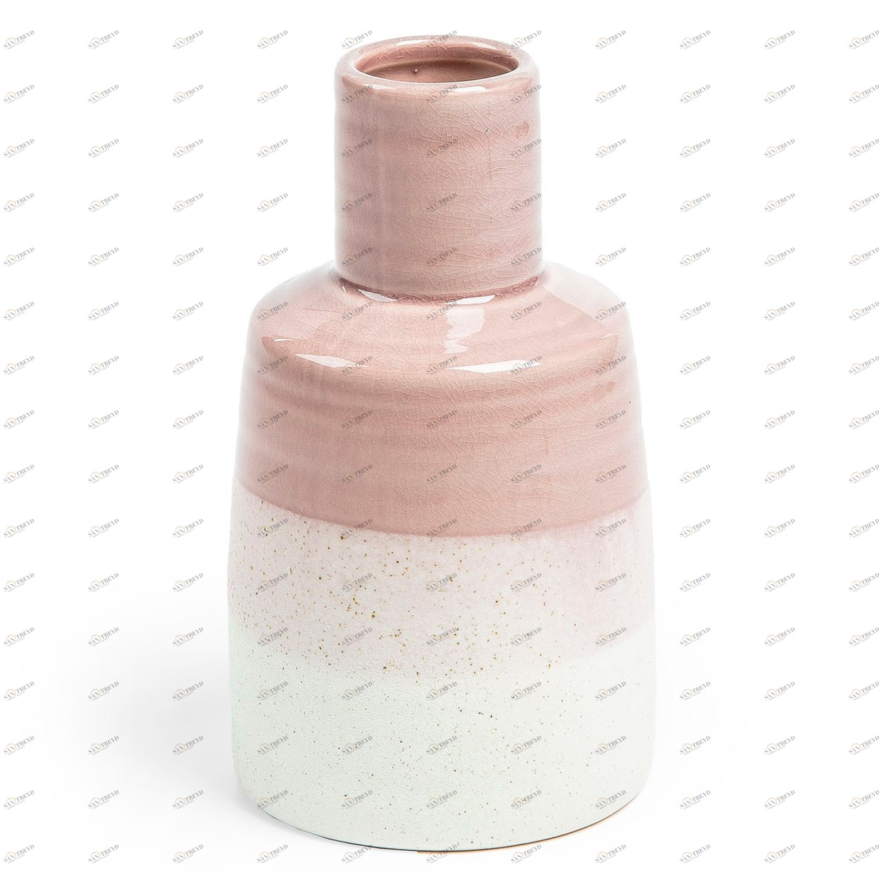 Ваза керамическая с узким горлом розовая 21 см Archetyp от La Forma LA FORMA ARCHETYP 343225 Розовый 